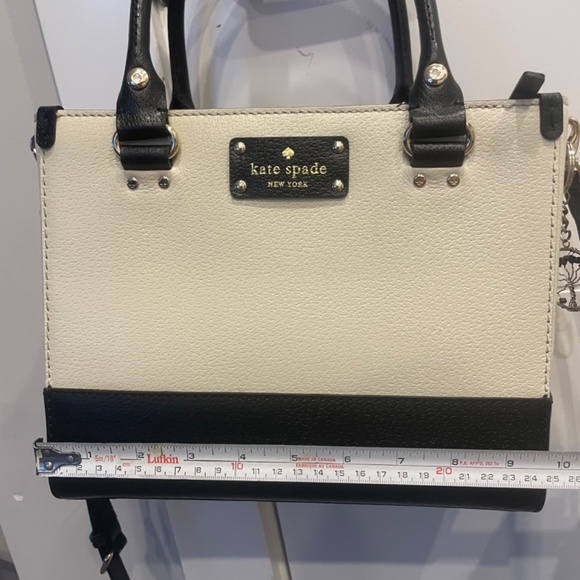 Kate Spade Crossbody Black & White (Cream) Purse - Picture 2 of 6